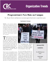 Progressivism's New Hate on Campus