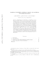 Interplay Between Algebraic Groups, Lie Algebras and Operator Ideals