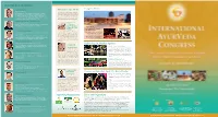 Speakers and Themes: Congress Venue Tony Nader, MD, Phd Extension Apr