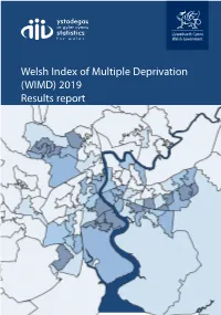 Welsh Index of Multiple Deprivation (WIMD) 2019: Results Report