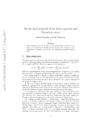 On the Mod $ P $ Kernel of the Theta Operator and Eisenstein Series