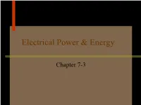 Electric Current