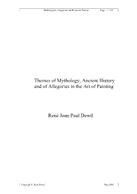 Mythological and Historical Themes