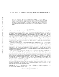 ON the INDEX of MINIMAL SURFACES with FREE BOUNDARY in a HALF-SPACE 3 a Unit Vector on ℓ [MR91]