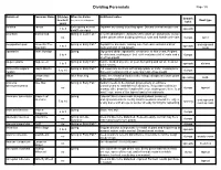 Perennial Dividing Chart