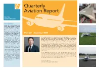 Quarterly Aviation Report