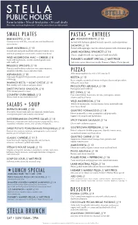 Stella SA Menu 1.17