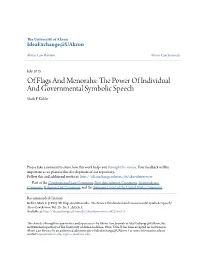 The Power of Individual and Governmental Symbolic Speech