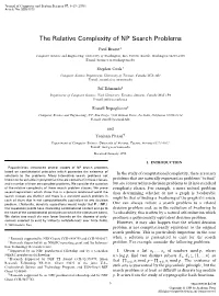 The Relative Complexity of NP Search Problems