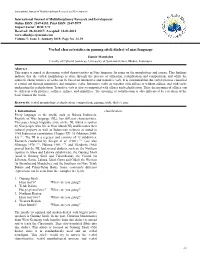Verbal Characteristics in Gunung Sitoli Dialect of Nias Language