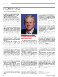 John M Fitzpatrick “The Best Known Urologist in the World”