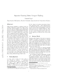 Separate Chaining Meets Compact Hashing