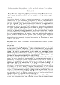 1 Geobiocoenological Differentiation As a Tool for Sustainable Land-Use Of