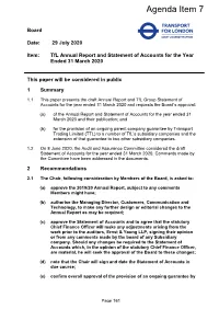 Annual Report and Statement of Accounts for the Year Ended 31 March 2020