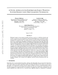 Arxiv:2101.06517V1 [Eess.SP] 16 Jan 2021 Prediction Delays, the Total Time Is Thus Considered to Be Approximately 2 Seconds
