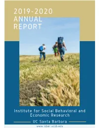 ISBER Annual Report, 2020