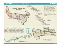 Pony Express and Mail Routes