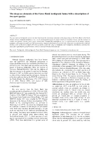 The Deep Sea Elements of the Faroe Bank Tardigrade Fauna with a Description of Two New Species