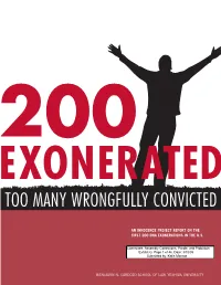 Too Many Wrongfully Convicted