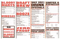 4.1 All Bev Menu