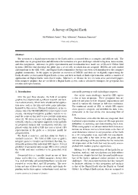 A Survey of Digital Earth