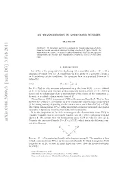 Arxiv:0906.3909V3 [Math.DG] 3 Feb 2011 Osdrteascae Bundle Associated the Consider Uaiediagram Mutative Salr Ude,Ta S Soitdbnls Let Bundles