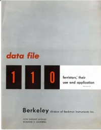 Data File 110 : Ferristors, Their Use and Application, Ca. 1957