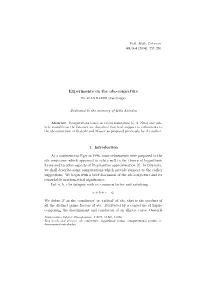 Experiments on the Abc-Conjecture
