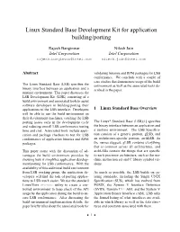 Linux Standard Base Development Kit for Application Building/Porting