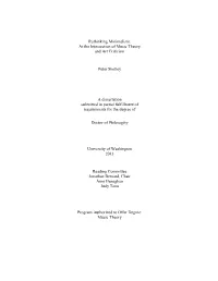 Rethinking Minimalism: at the Intersection of Music Theory and Art Criticism