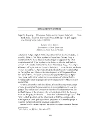 Roger M. Keesing, Melanesian Pidgin and the Oceanic Substrate