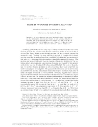 THERE IS NO DEGREE INVARIANT HALF-JUMP a Striking