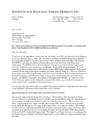 IRUM's Additional Comments on Revised Supplemental