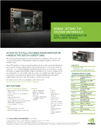 NVIDIA Jetson TX1 System-On-Module