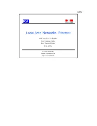 Local Area Networks: Ethernet