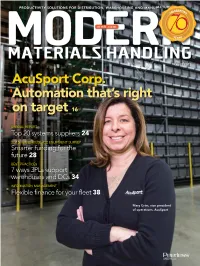 Acusport Corp. Automation That's Right on Target 16