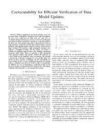 Coexecutability for Efficient Verification of Data Model Updates