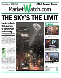 Nasdaq: MKTW 2001 Annual Report