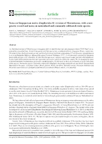 Revision of Marantaceae, with a New Generic Record and Notes on Naturalised and Commonly Cultivated Exotic Species