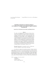 The Future Orientation of Constructive Memory: an Evolutionary Perspective on Therapeutic Hypnosis and Brief Psychotherapy