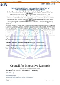 Theoretical Study of Chlorination Reaction Of