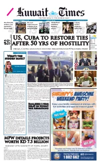 US, Cuba to Restore Ties After 50 Yrs of Hostility