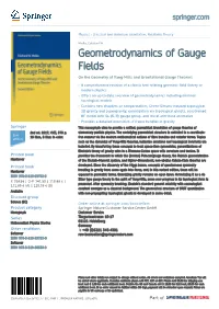 Geometrodynamics of Gauge Fields on the Geometry of Yang-Mills and Gravitational Gauge Theories