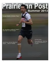 Mt. Tzouhalem Gutbuster Couver Island Race Results and Large Events Such As the Report—Sara Pape