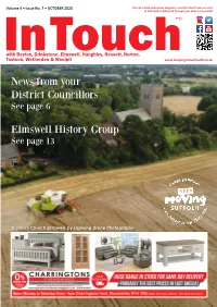 Elmswell, Haughley, Hessett, Norton, Intostock, Wetherden Touch& Woolpit