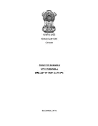 Guide for Doing Business with Venezuela (Dec. 2016)