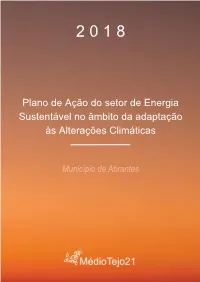 Plano De Ação Do Setor De Energia Sustentável No Âmbito Da Adaptação Às Alterações Climáticas