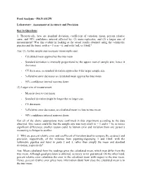 Q & a – Accuracy and Precision