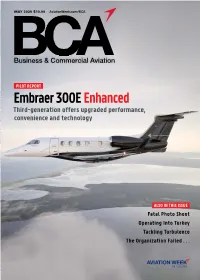 MAY 2020 $10.00 Aviationweek.Com/BCA