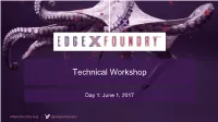 Technical Workshop